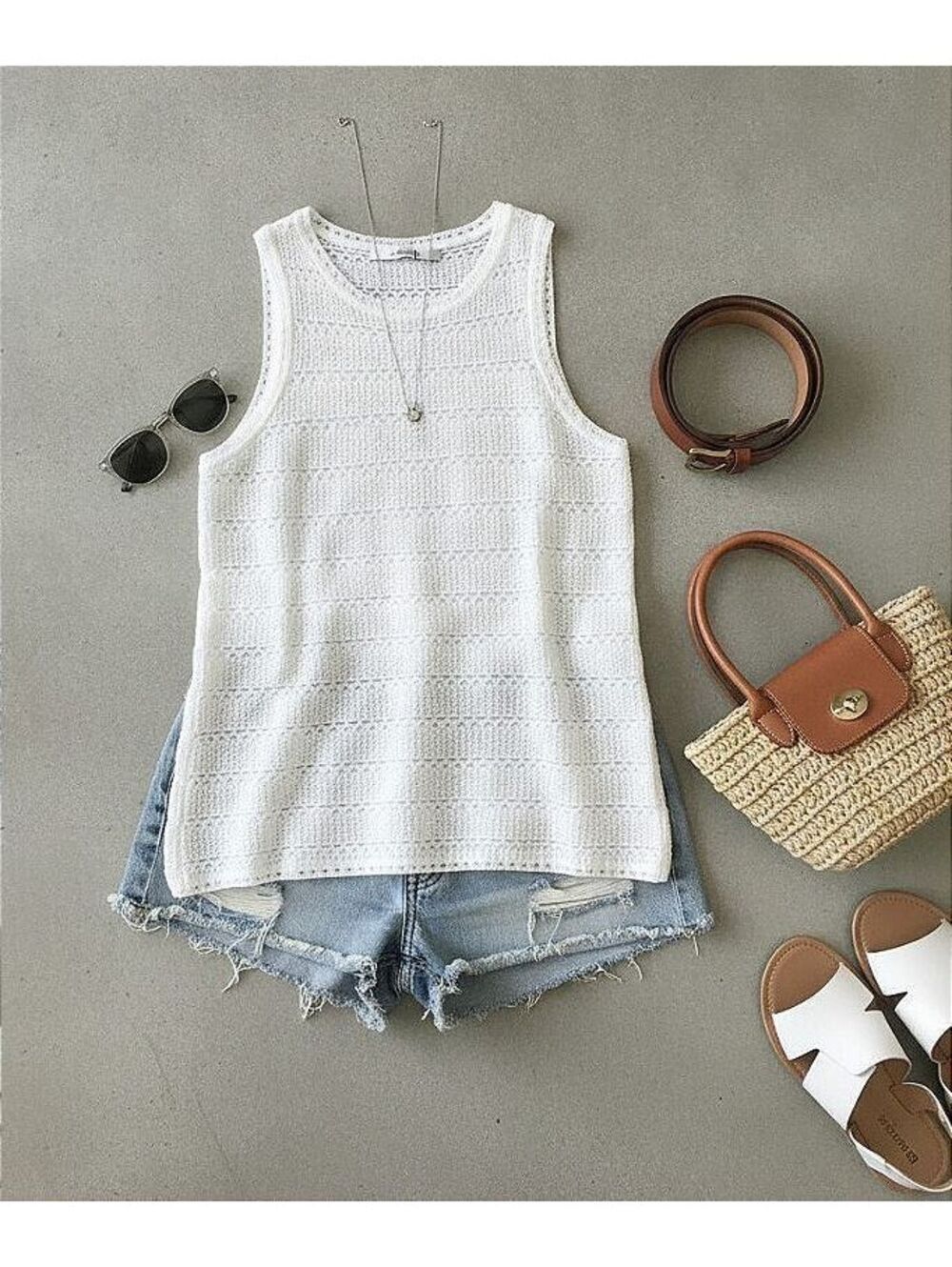 NWT Thakoon Crochet Fairycore White Tank Top XS Lace Cottagecore Boho Chic